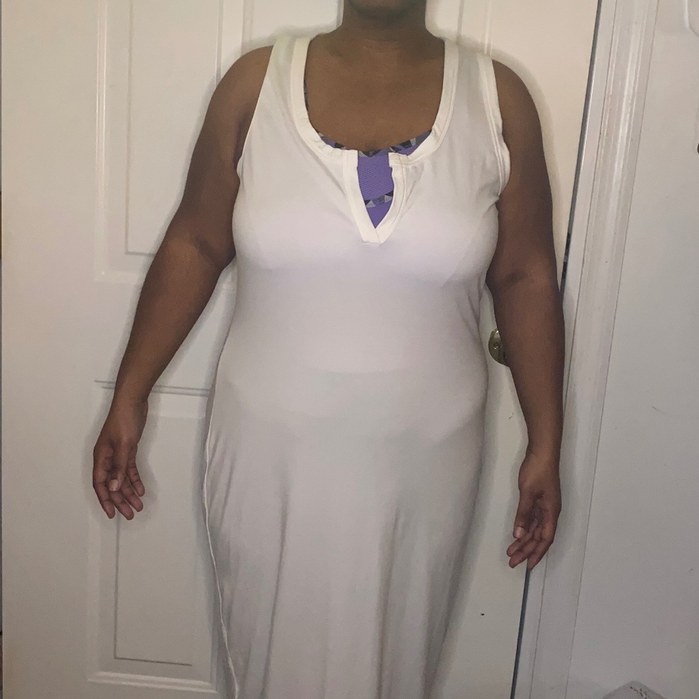 Fashion Nova White Maxi Dress